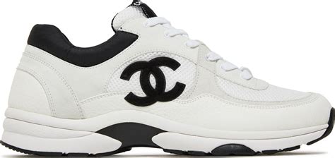 chanel sneaker black and white|chanel sneakers for sale.